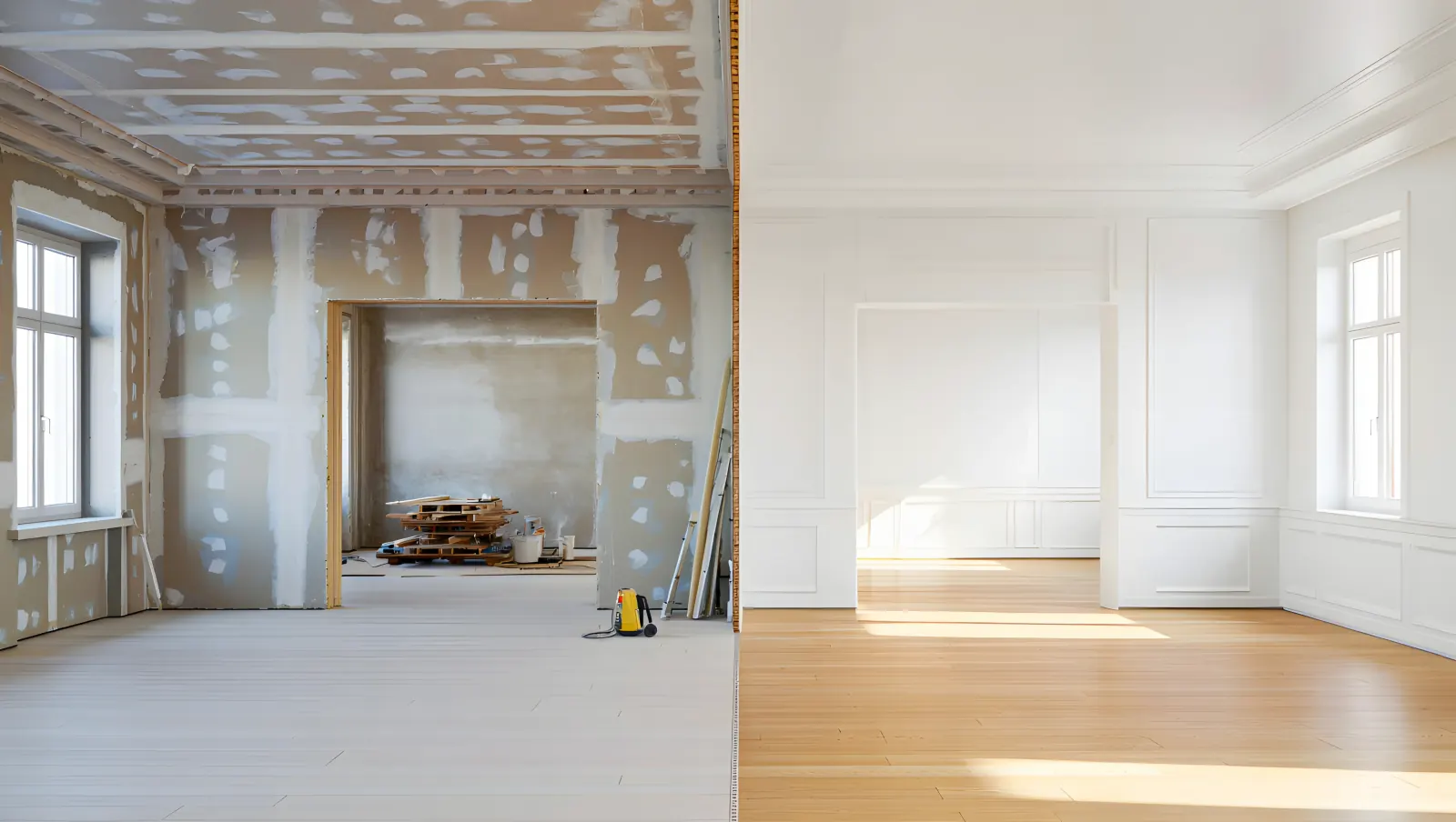 Beautifully renovated living room